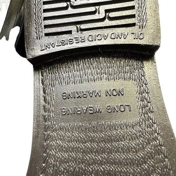 Texas Steer Mens Shoes 8.5 Wide Work Shoes Lace Up Leather  Oil Acid Resistant - Picture 4 of 15